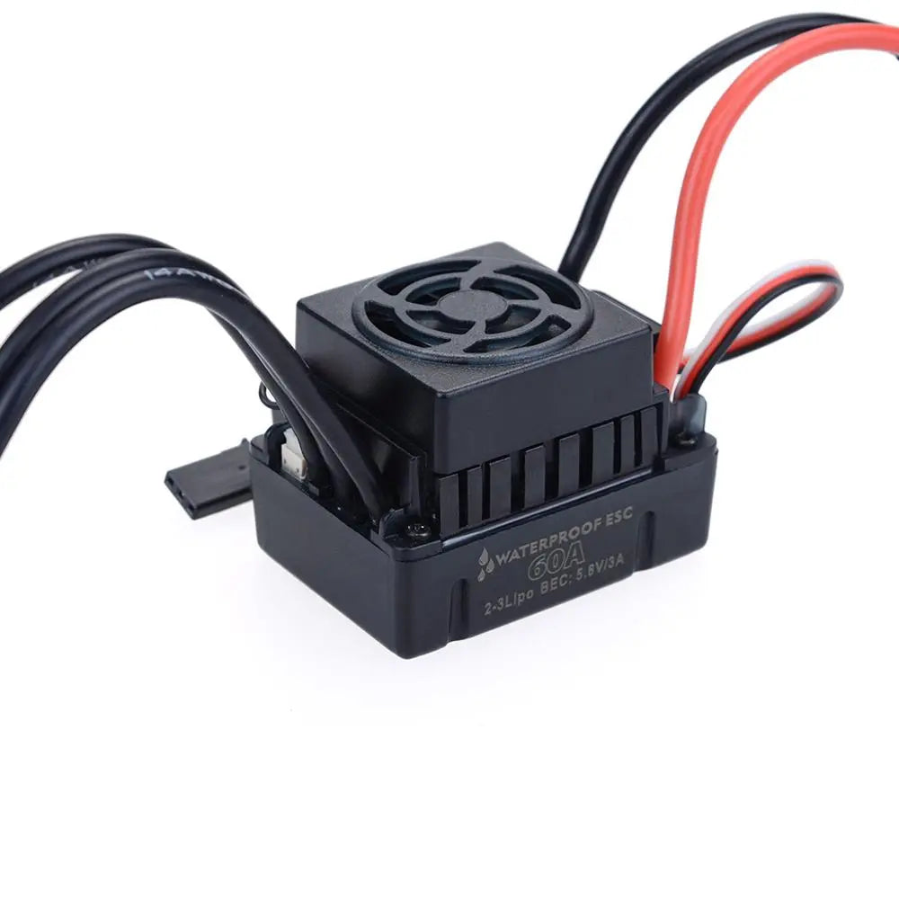 Surpass Hobby 3650 Waterproof Brushless Motor & 60A ESC Combo for 1/10 RC