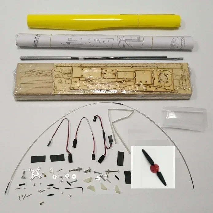 DIY Balsa Wood RC Glider Plane Free Shipping