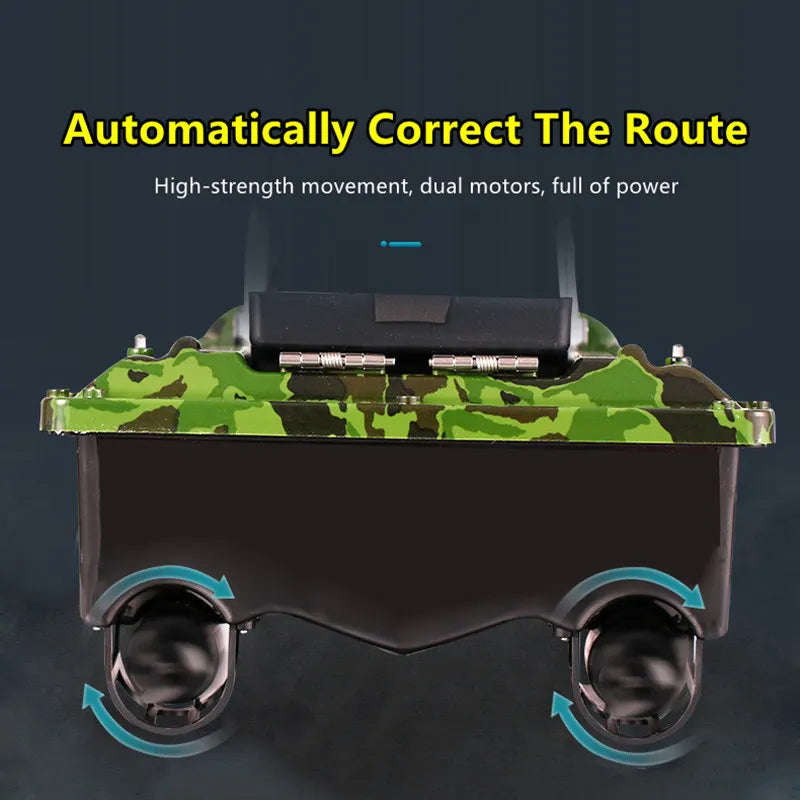 RC Fishing Bait Boat 1.5KG Load 500m Remote Control with Dual Night Lights