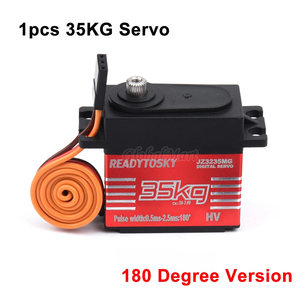 Waterproof 20–60KG Metal Gear Digital Servo 25T for 1/8–1/10 RC Vehicles