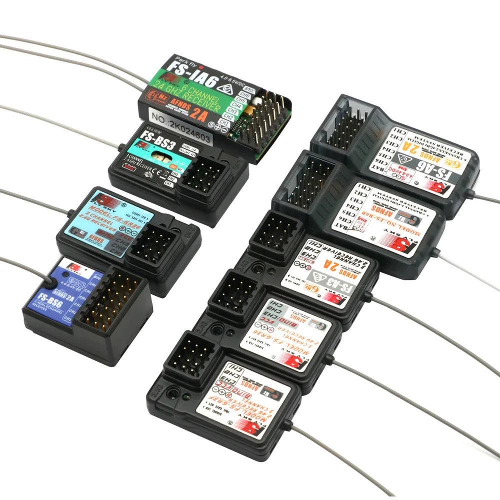 FlySky RC Receiver FS-A3/A6/X6B/iA6/iA6B/A8S/R9B/iA10 Series Compatible