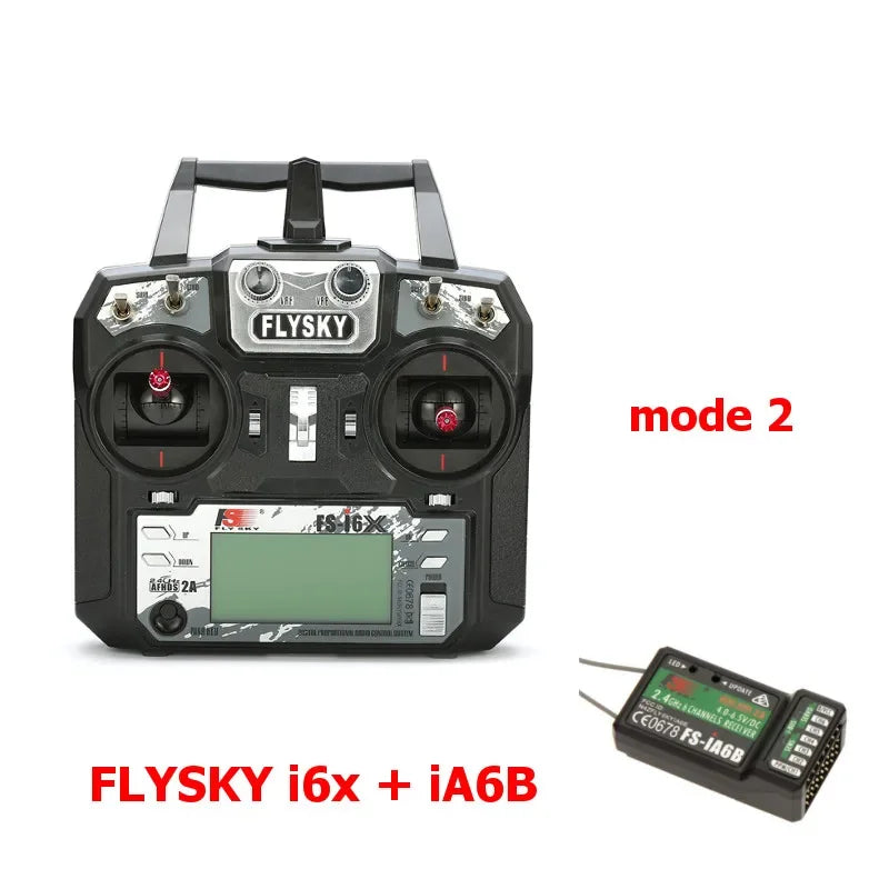FlySky FS-i6X 2.4G 10CH AFHDS 2A RC Transmitter with Receiver Options