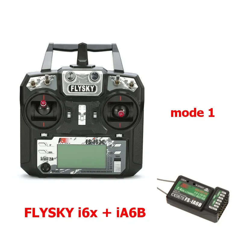 FlySky FS-i6X 2.4G 10CH AFHDS 2A RC Transmitter with Receiver Options