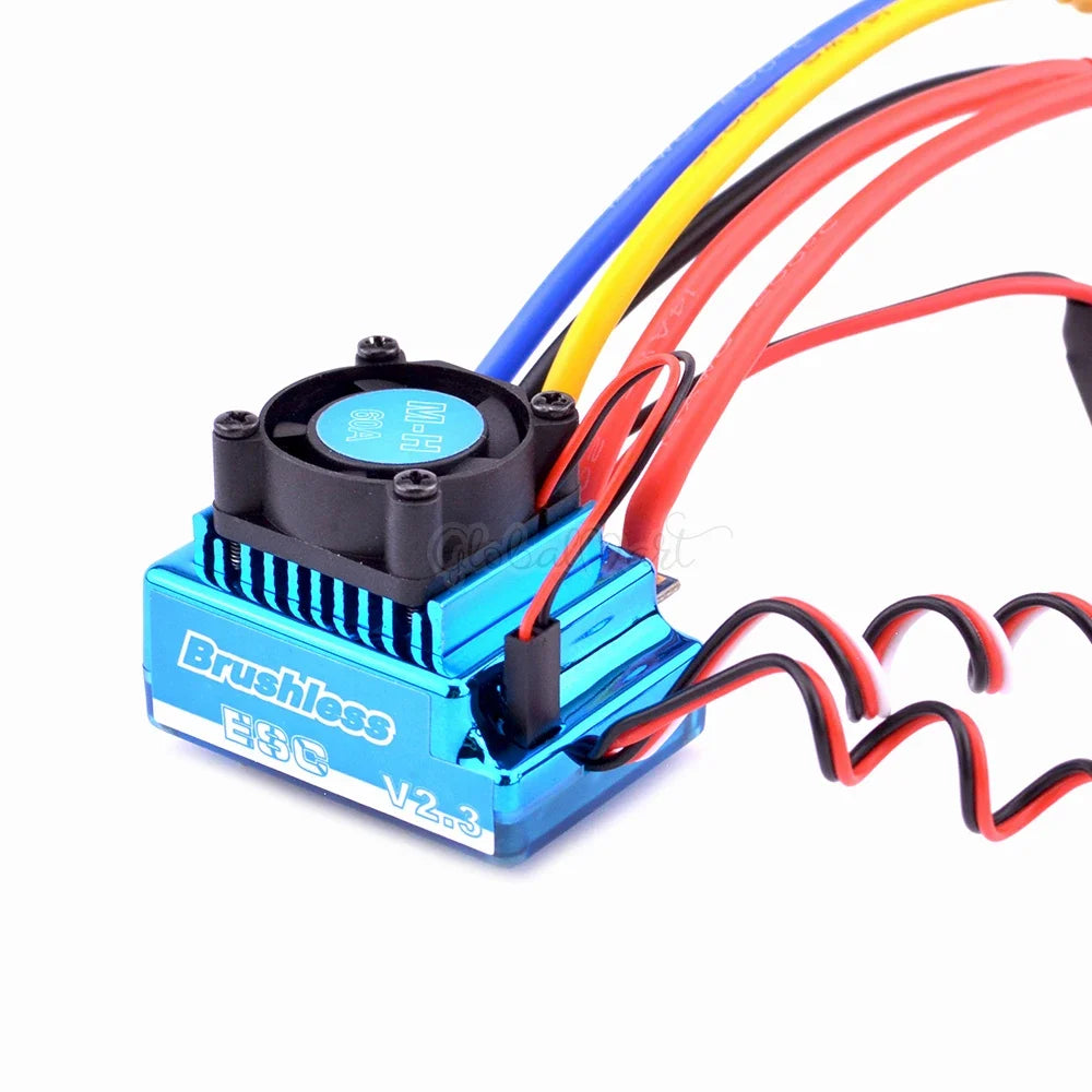 3650 Brushless Motor 2300–5200KV with 45A–120A ESC for 1/10 RC Car
