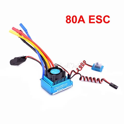 3650 Brushless Motor 2300–5200KV with 45A–120A ESC for 1/10 RC Car