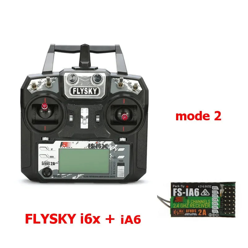 FlySky FS-i6X 2.4G 10CH AFHDS 2A RC Transmitter with Receiver Options