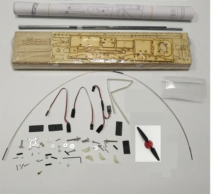 DIY Balsa Wood RC Glider Plane Free Shipping