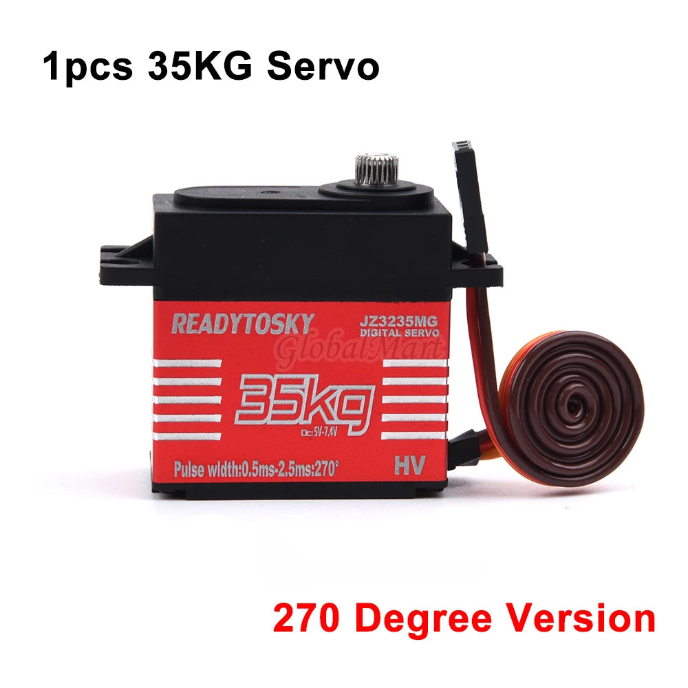 Waterproof 20–60KG Metal Gear Digital Servo 25T for 1/8–1/10 RC Vehicles