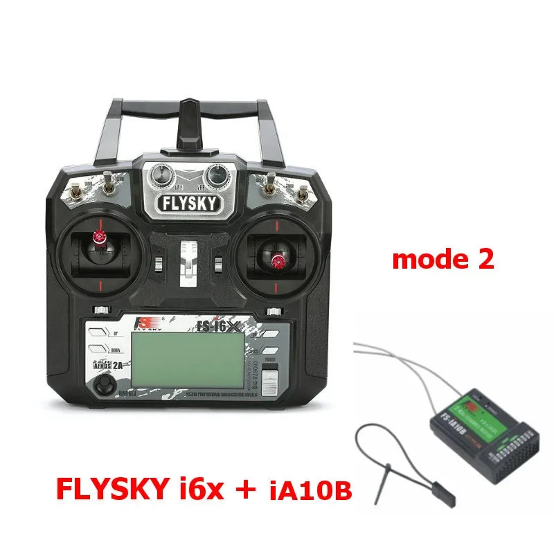 FlySky FS-i6X 2.4G 10CH AFHDS 2A RC Transmitter with Receiver Options