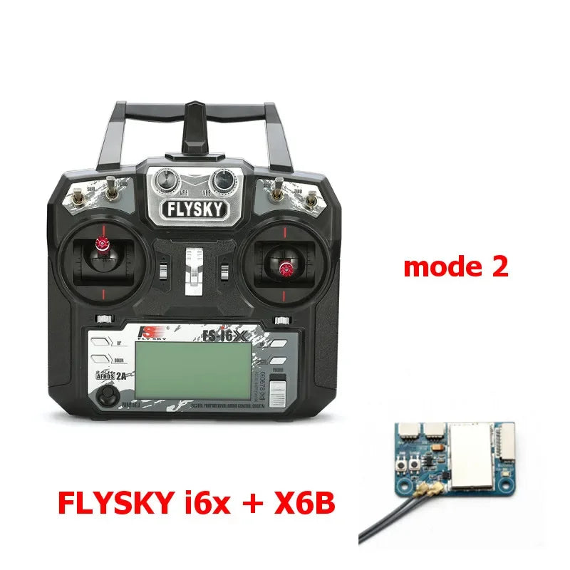 FlySky FS-i6X 2.4G 10CH AFHDS 2A RC Transmitter with Receiver Options