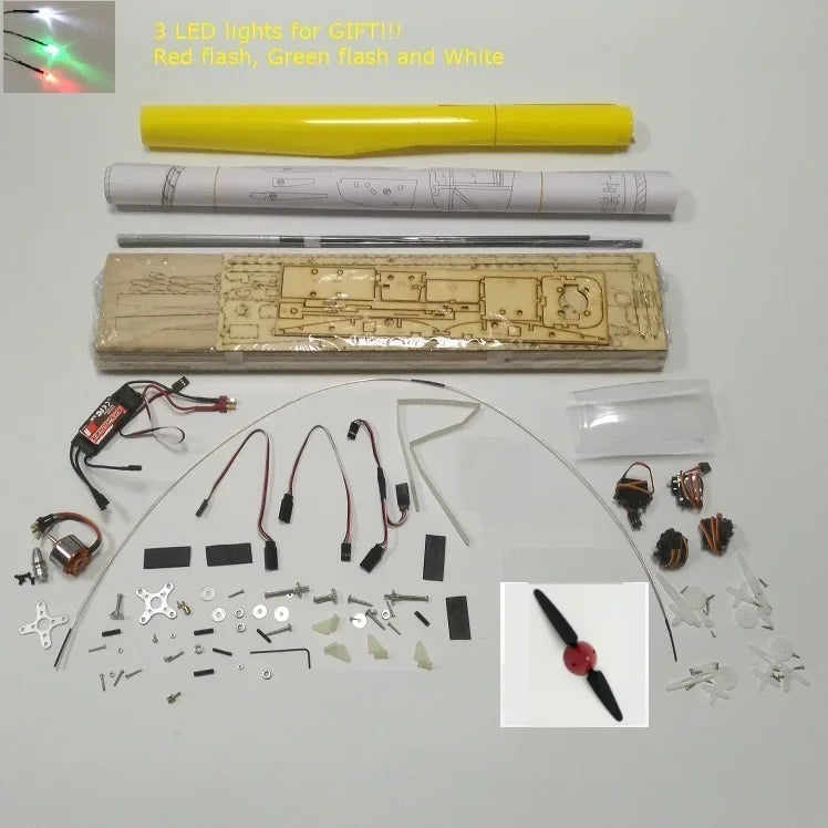 DIY Balsa Wood RC Glider Plane Free Shipping