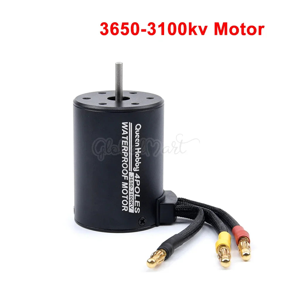 3650 Brushless Motor 2300–5200KV with 45A–120A ESC for 1/10 RC Car
