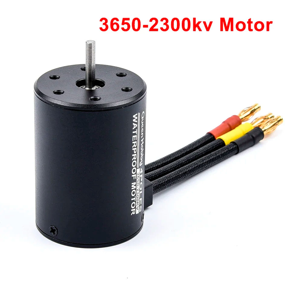 3650 Brushless Motor 2300–5200KV with 45A–120A ESC for 1/10 RC Car