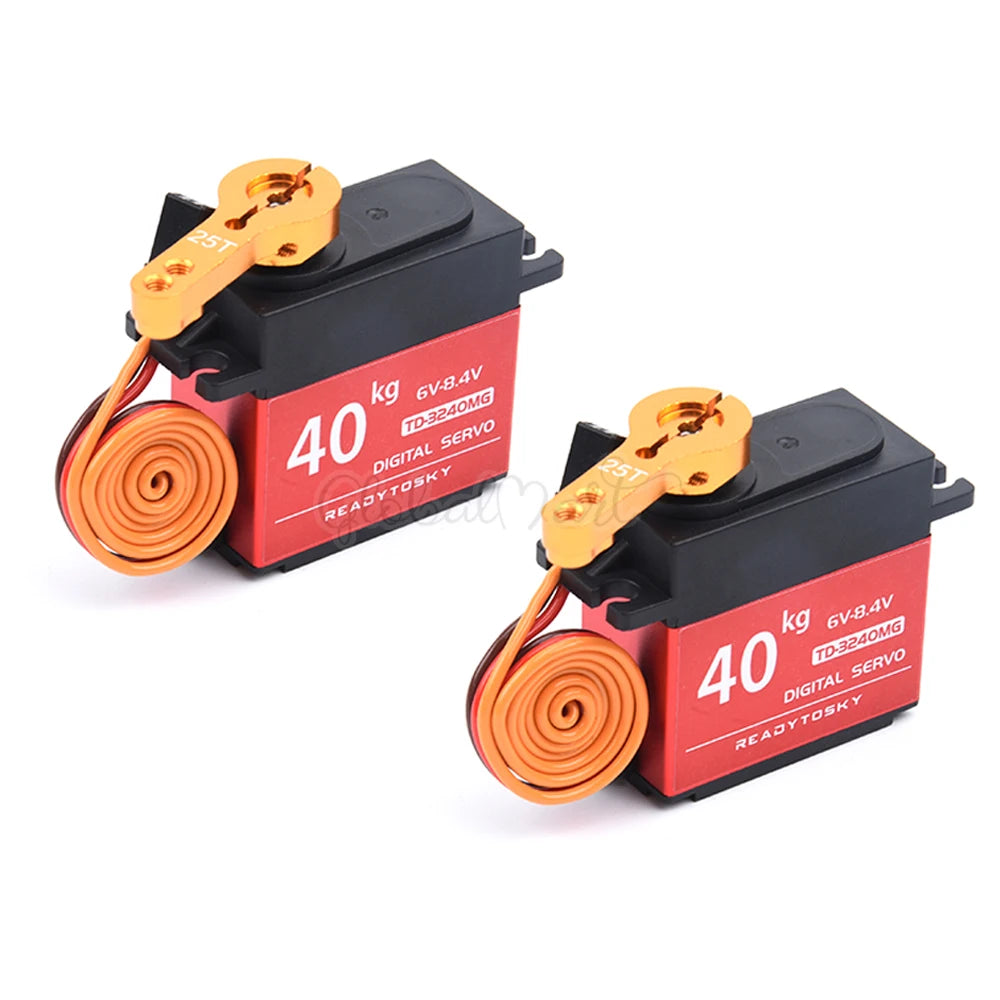 Waterproof 20–60KG Metal Gear Digital Servo 25T for 1/8–1/10 RC Vehicles